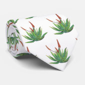 Aloe Vera Pattern Neck Tie Krawatte (Gerollt)