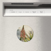 Aloe Vera Pflanze Blume Button Magnet (In Situ (Geschirrspüler))