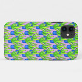 Aloe Vera Pflanze Muster Textil Case-Mate iPhone Hülle (Rückseite (Horizontal))