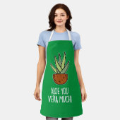 Aloe Vera Schürze (Getragen)