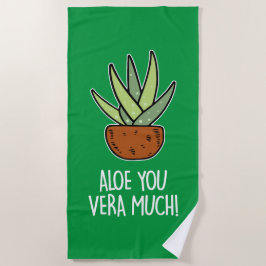 Aloe Vera Strandtuch