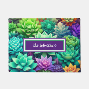 Aloe Vera Succulents Personalisiert Fußmatte
