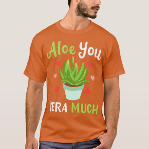 Aloe Vera Sukkulente Pflanze T-Shirt