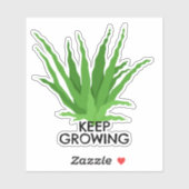 Aloe vera Sukkulenter Behalt wächst Aufkleber (Blatt)