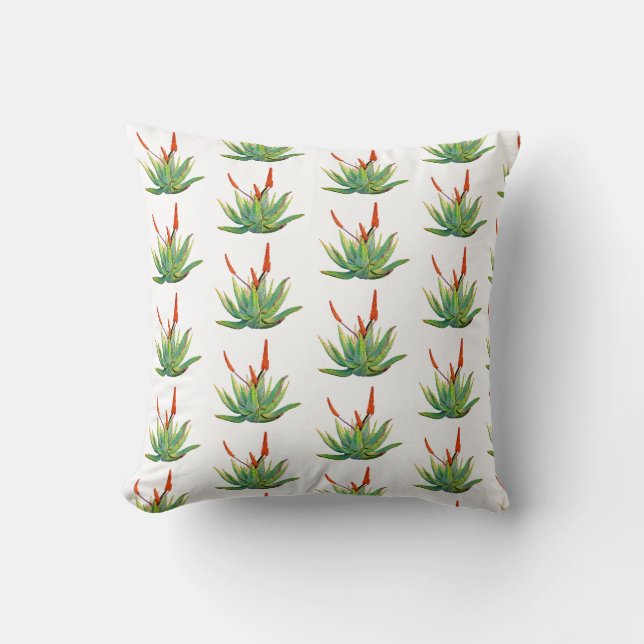 Aloe Vera Throw Cushion Kissen (Vorderseite)