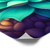 Aloe Vera und Succulents Collage Poster (Ecke)