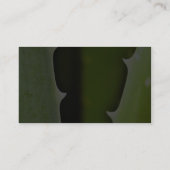 Aloe Vera Visitenkarte (Rückseite)