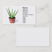 Aloe Vera Visitenkarte (Vorne/Hinten)