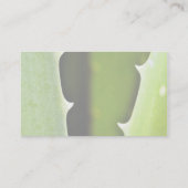 Aloe Vera Visitenkarte (Rückseite)