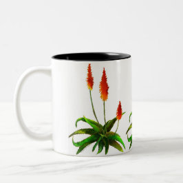 Aloe Watercolor-Tasse Zweifarbige Tasse