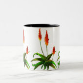 Aloe Watercolor-Tasse Zweifarbige Tasse (Mittel)