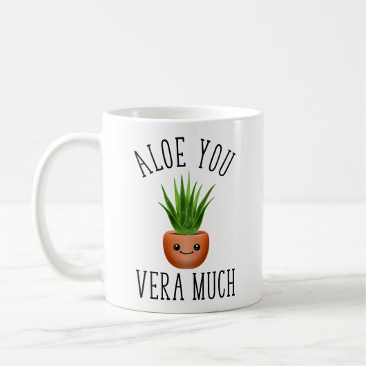 Aloe You Vera Much Kaffeetasse (Links)