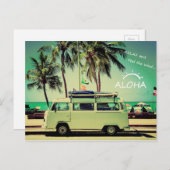 ALOHA ポ ス ト ド POSTKARTE (Vorne/Hinten)