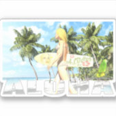 Aloha 01 aufkleber (Vorderseite)