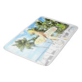 Aloha 01 badematte (Schrägansicht)