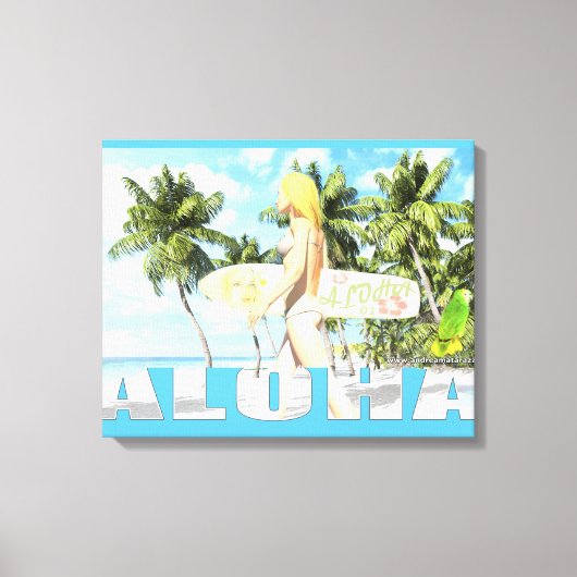 Aloha 01 leinwanddruck (Vorderseite)