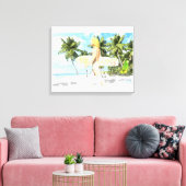 Aloha 01 leinwanddruck (Insitu (Wohnzimmer))
