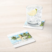 Aloha 01 rechteckiger pappuntersetzer (Vor Ort)