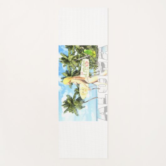 Aloha 01 yogamatte (Vorderseite)