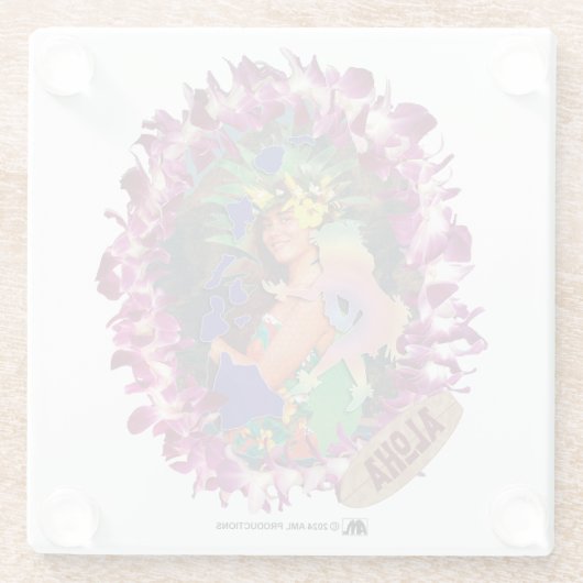 ALOHA 13 GLASUNTERSETZER (Rückseite)