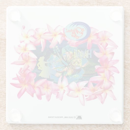 ALOHA 2 9 GLASUNTERSETZER (Rückseite)