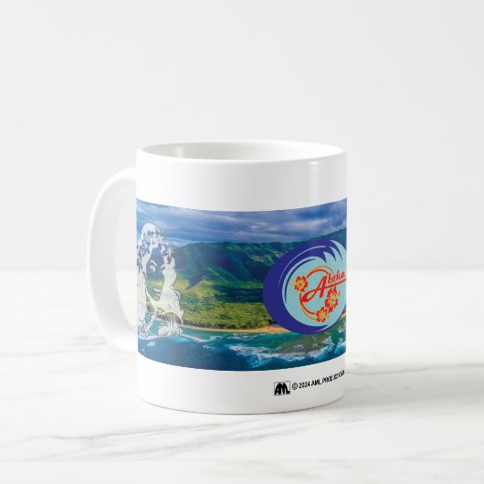 ALOHA 2 KAFFEETASSE (Vorderseite Links)