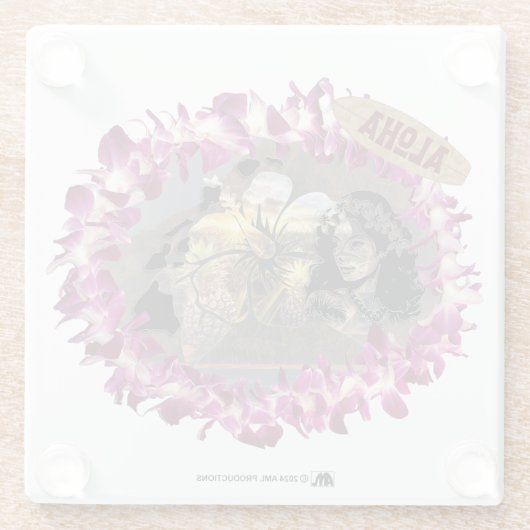 ALOHA 33 VERSION 2 GLASUNTERSETZER (Rückseite)