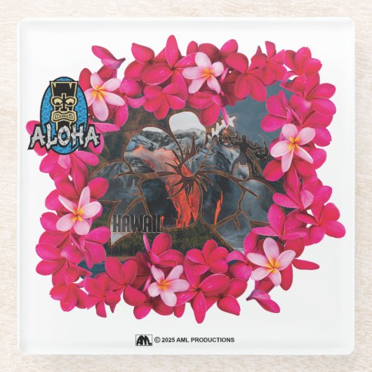 ALOHA 3 15 GLASUNTERSETZER (Vorderseite)
