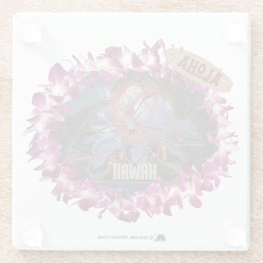 ALOHA 42 GLASUNTERSETZER (Rückseite)