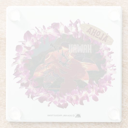 ALOHA 45 VERSION 1 GLASUNTERSETZER (Rückseite)