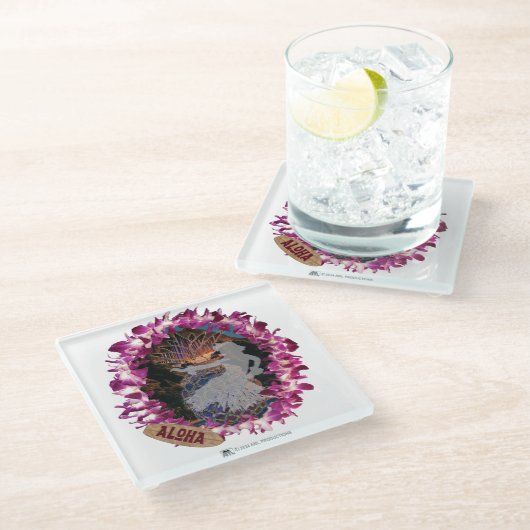 ALOHA 49 VERSION 1 GLASUNTERSETZER (Schrägansicht)