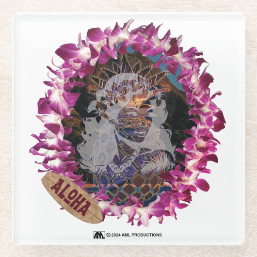 ALOHA 49 VERSION 2 GLASUNTERSETZER (Vorderseite)