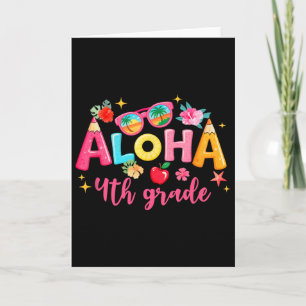 Aloha 4. Klasse Sommerferien Strand Lehrer Schule Karte