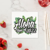 Aloha Abschluss Class of 2022 Luau Party Serviette (Beispiel)
