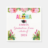 Aloha Abschluss Luau-Klasse 2024 Serviette (Vorderseite)