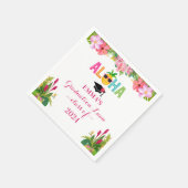 Aloha Abschluss Luau-Klasse 2024 Serviette (Ecke)