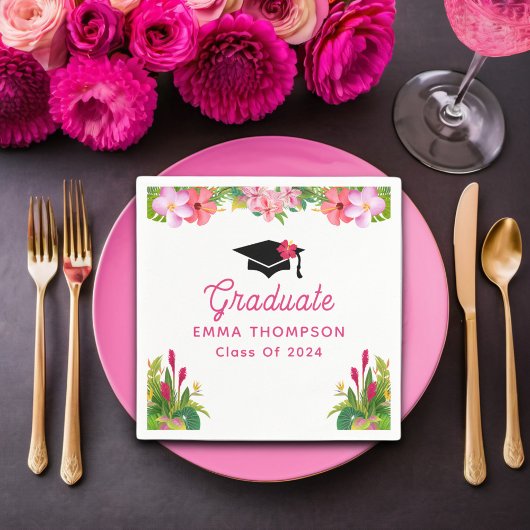 Aloha Abschluss Luau-Klasse 2024 Serviette