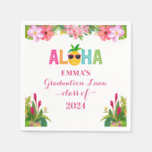 Aloha Abschluss Luau-Klasse 2024 Serviette (Vorderseite)