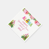 Aloha Abschluss Luau-Klasse 2024 Serviette (Ecke)