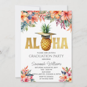 Aloha-Abschlussfeier Einladung