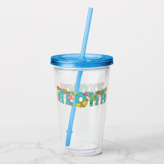 Aloha Acryltrinkbecher (Rückseite)