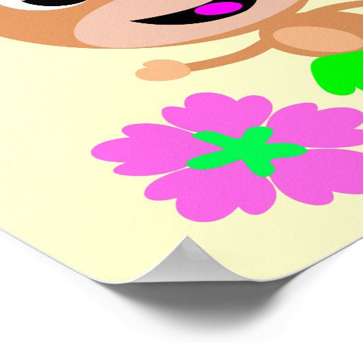 Aloha Affenbildschirm.ai Poster (Ecke)