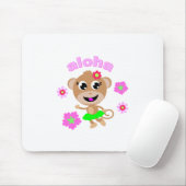 aloha Affeschirm Mousepad (Mit Mouse)