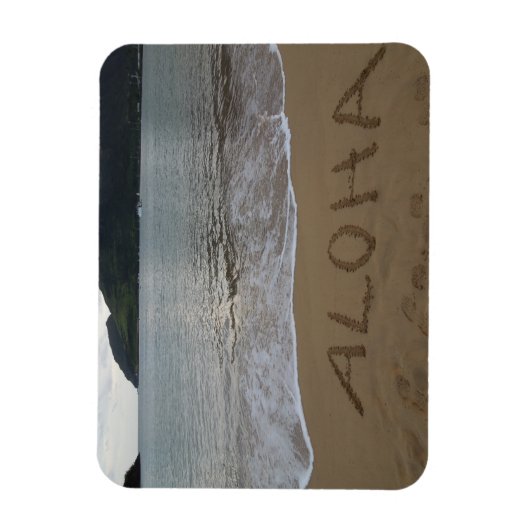 Aloha am Strand in Kauai Magnet (Vertikal)