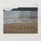 Aloha am Strand Postkarte (Vorderseite)
