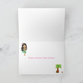 Aloha American Girl Birthday Karte (Innenseite)