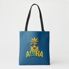 Aloha Ananas Aquamarin Schultertasche Tasche
