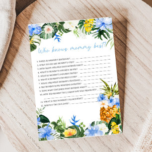 Aloha-Ananas-Baby-Shower-Wer-kennt-Mama-Spiel