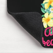 Aloha Ananas Blumen Aloha Hawaii Vintage Mousepad (Ecke)