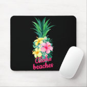 Aloha Ananas Blumen Aloha Hawaii Vintage Mousepad (Mit Mouse)